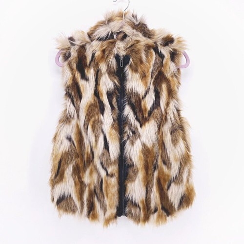 Guess kielo faux fur vest - faux,